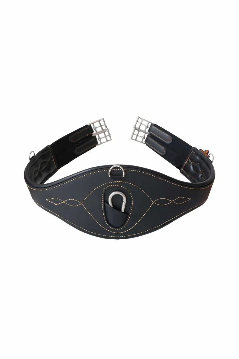 Kentucky Horsewear Anatomic Leather Girth Black